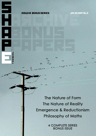 Issue 0 - Bonus Series on The Nature of Form / The Nature of Reality / The Philosophy of Mathematics / Emergence & Reductionism